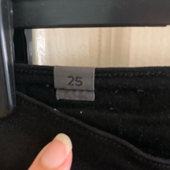 Citizens of humanity black high rise skinny jeans - Picture 7 of 8